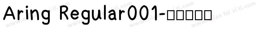 Aring Regular001字体转换